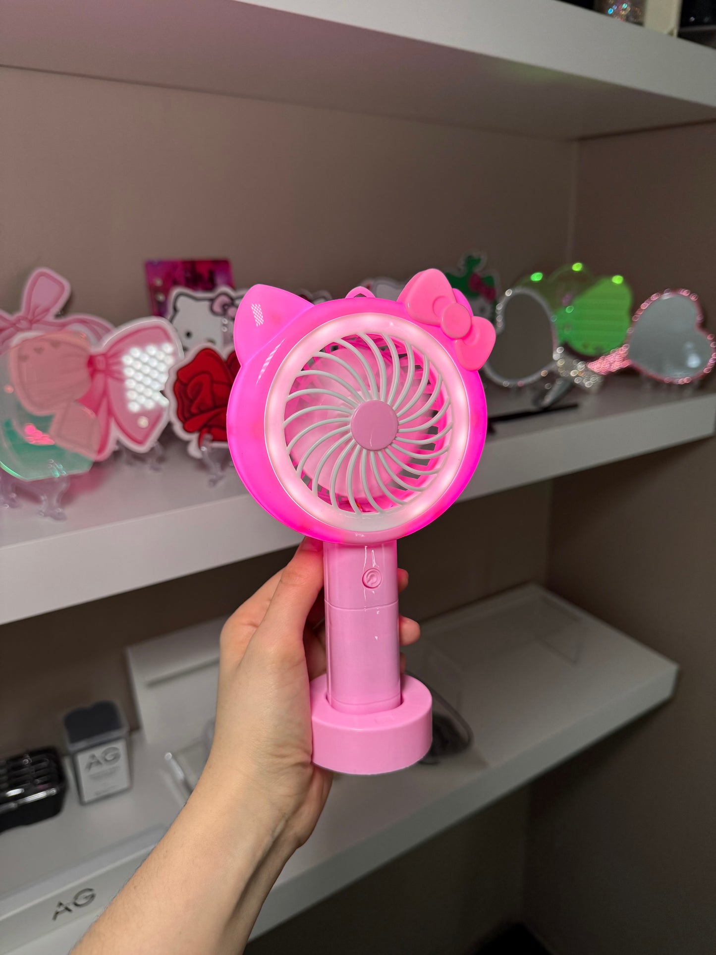 Hello Kitty LED Portable Fan🩷