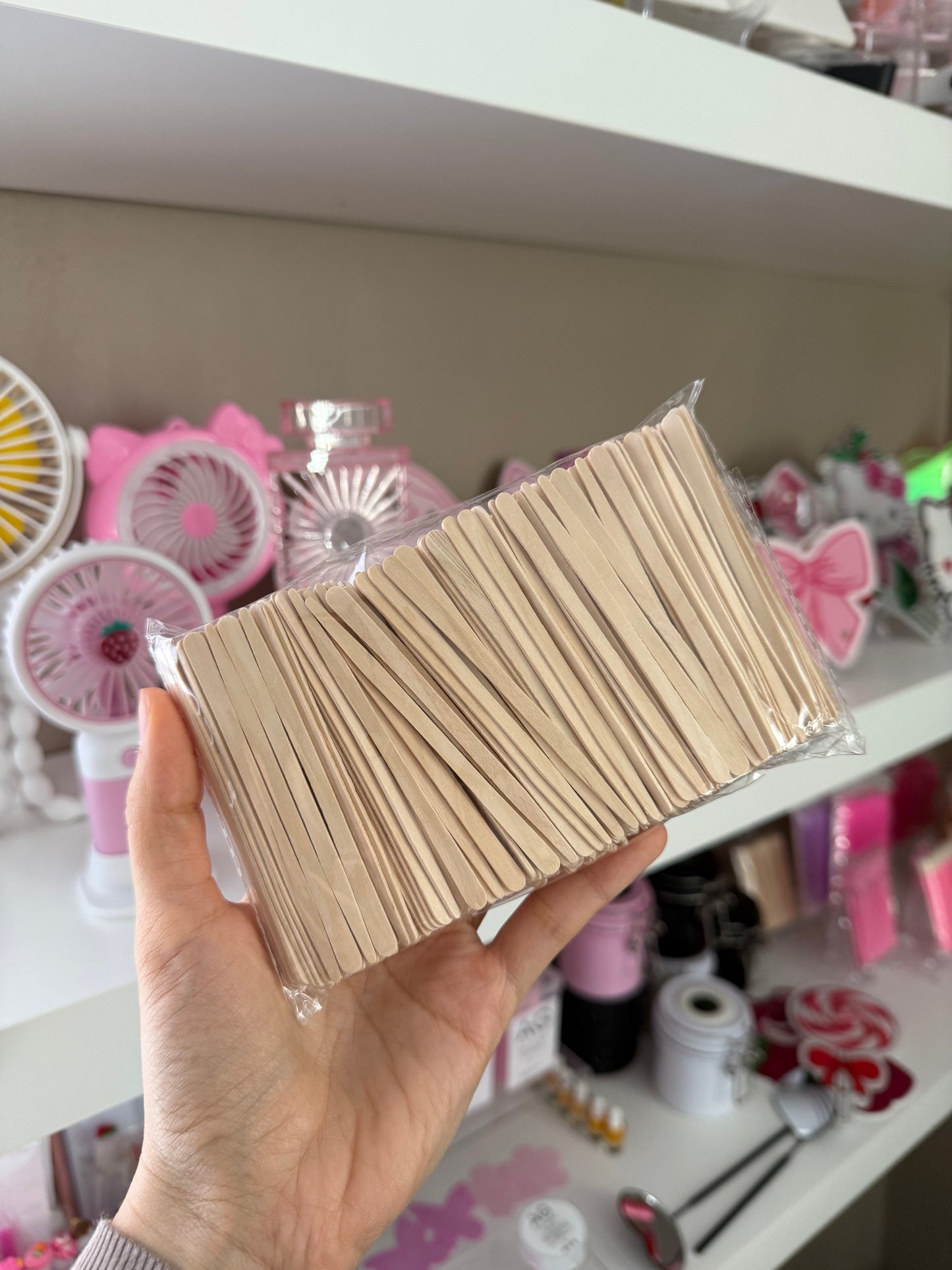 Eyebrow Wax Sticks Wood Waxing Sticks Wax Spatula