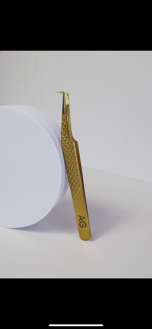 Sunshine gold tweezers