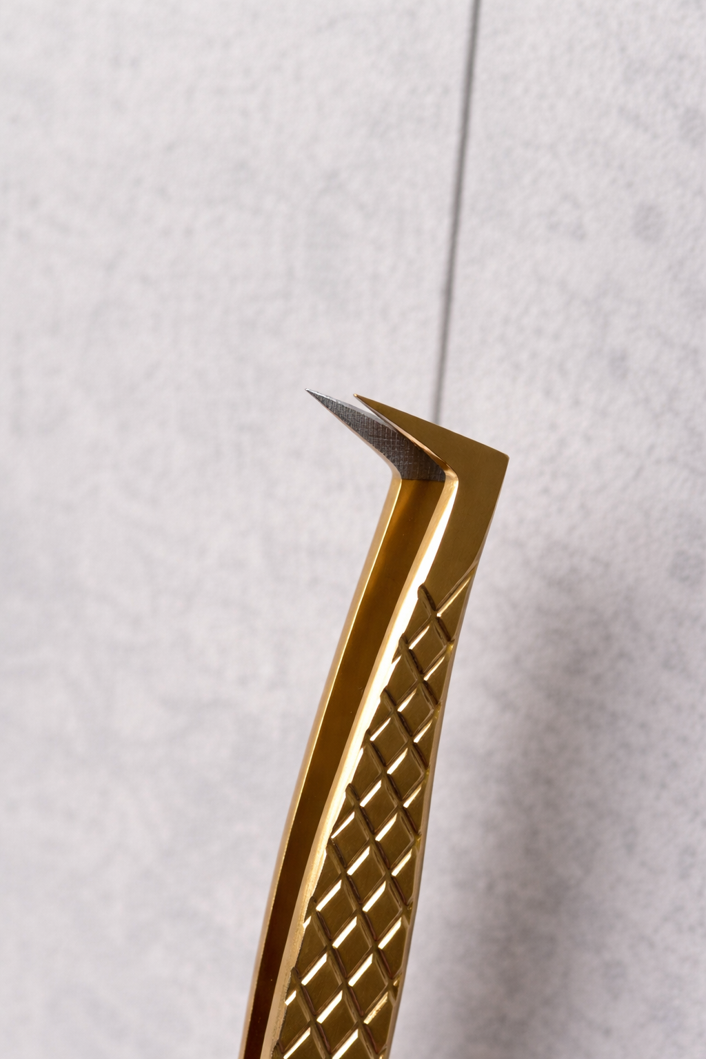 Gold Fiber Tip straight Tweezer